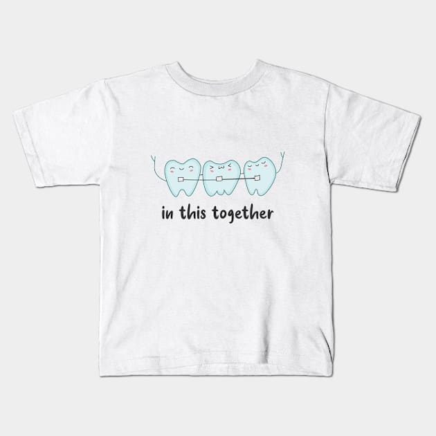 In this together Kids T-Shirt by bigkawaiihouse